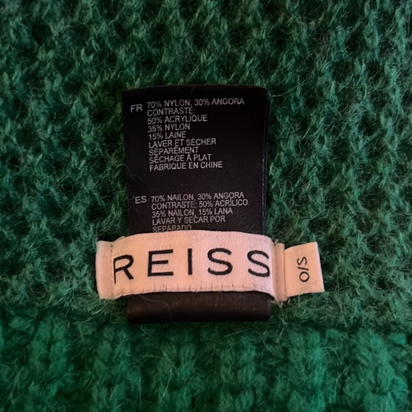 REISS Winter Hat Toque Green - Picture 7 of 9